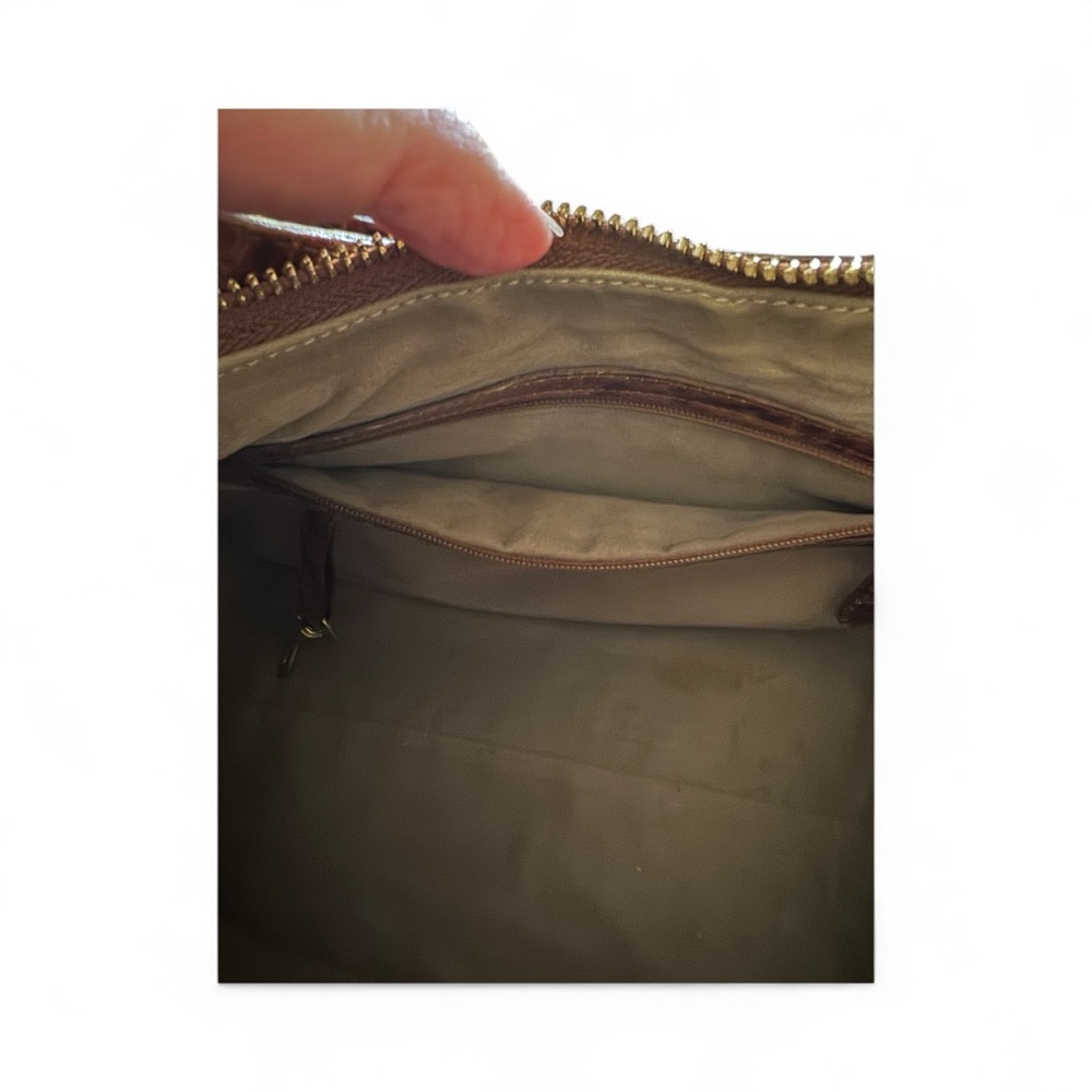 BRAHMIN Juliette Handbag Brown - Picture 6 of 9